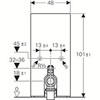 Сантехнический модуль для напольного унитаза Geberit Monolith 131.001.SQ.5