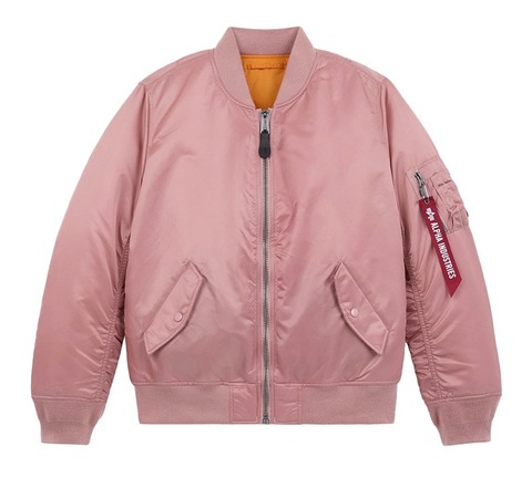 Бомбер Alpha Industries MA-1 Rose (Розовый)