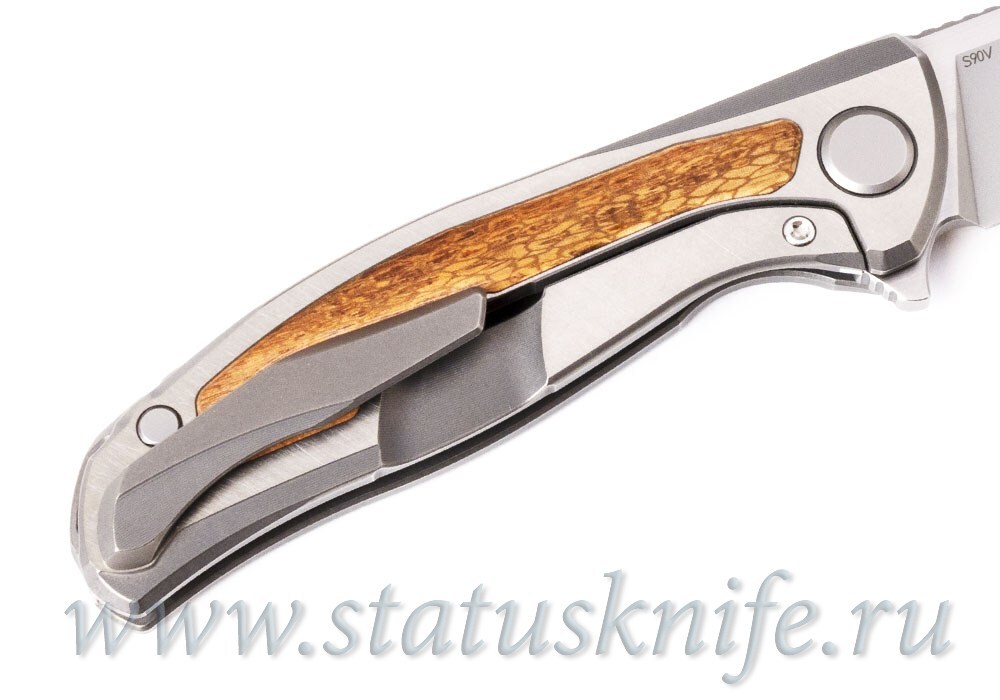 Нож Широгоров Флиппер F95NL Canaito Wood S90V MRBS