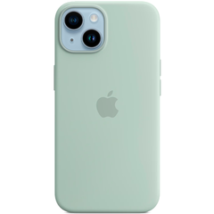 Силиконовый чехол с поддержкой MagSafe Apple Silicone Case для iPhone 14, Succulent (Агава)