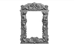 Силиконовый молд № 409 рамка малая