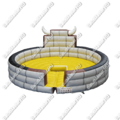 Надувной батут для аттракциона Родео "Рога и копыта", 5*5*3 м