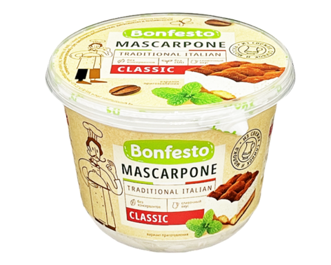Сыр Бонфесто Маскарпоне мягкий 78% 500г, шт