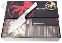 Нож Microtech Kitchen Santoku Bolster Ivory G-10 3300B-10IV 