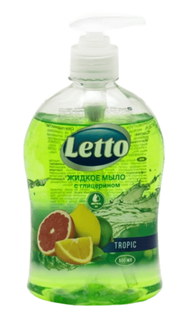 LETTO tropic жидкое мыло для рук 500мл