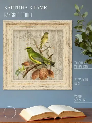 Картина на стену интерьерная на холсте 27*27 см