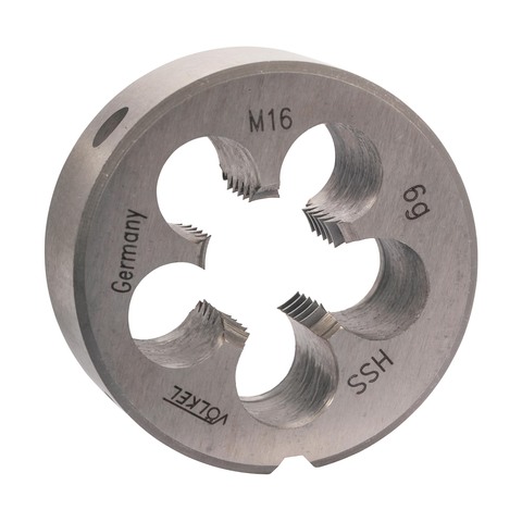 Плашка М16х2,0 DINEN22568 HSS 6g 45х18мм Volkel 27458