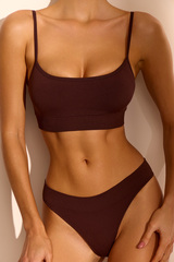 Топ №63 с чашами Баклажан