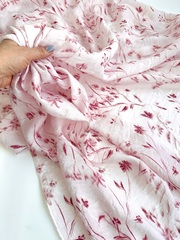 Вискоза с нейлоном, крэш вуаль, Розовые сны