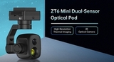 Камера SIYI ZT6 Mini Dual-Sensor Optical Pod с тепловизором 640p, трехосевой подвес, 4К, 6x цифровой зум