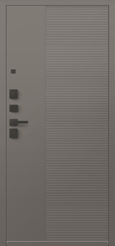 Теплая дверь входная Центурион С-112 (2026), 2 замка, 2 мм металл, (черный муар/черный кварц/мокко орех+базальт кашемир) #3