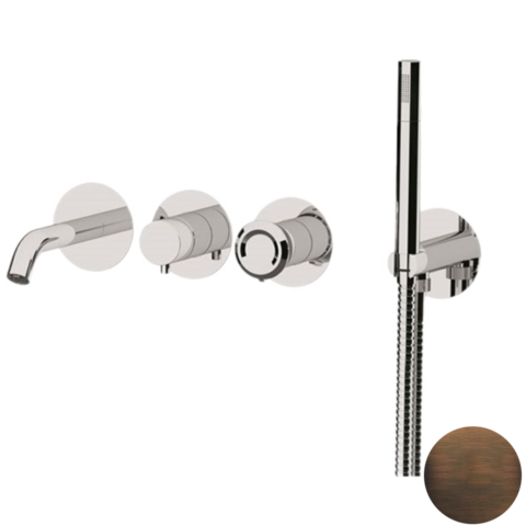 Remer ET53D2PWBBR Смеситель для ванны Remer Element ET53D2PWBBR, бронза масляная