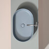 Ceramica Nova Element CN6048MHL Умывальник чаша накладная овальная, 60.8x38.5, цвет: серо-голубой матовый