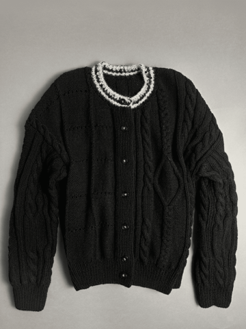 Кардиган вязаный, 50% шерсть. Marceline