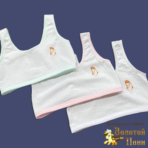 Топ хлопок девочке (8-12) 260410-S2018