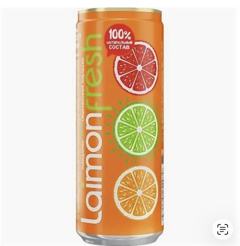 Напиток цитрусовый микс 0,33 мл.