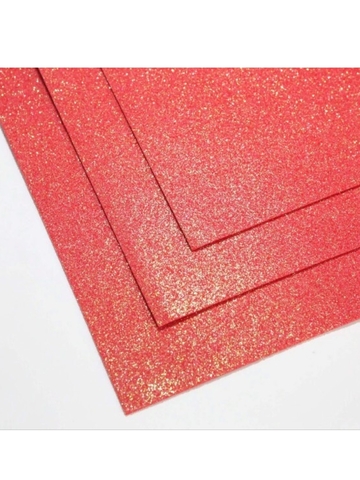 Фоамиран мерцающий малиновое суфле 1,5мм, 60x70см (3шт)