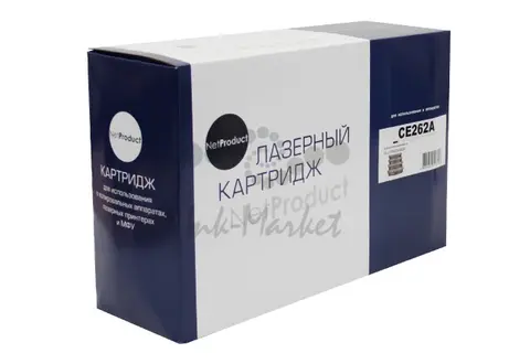 Картридж NetProduct (N-CE262A) для HP CLJ CP4025/4525, Восстановленный, Y, 11K