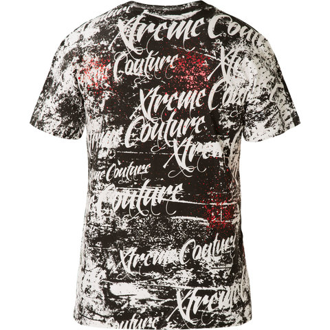 Xtreme Couture | Футболка мужская BLACKTOOTH WHITE X788 от Affliction спина