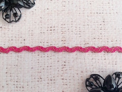 Тесьма "Вьюнок" люрекс золото, ш. 4-5 мм, пр-во Россия