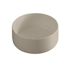 ArtCeram Cognac COL004 41 00 Раковина, Artceram, Cognac, ширина, мм-350, глубина, мм-350, высота, мм-160, тип установки-накладной (настольный), отверстия для смесителя-отсутствуют, без декора, материал-керамика, цвет-brown matera фото