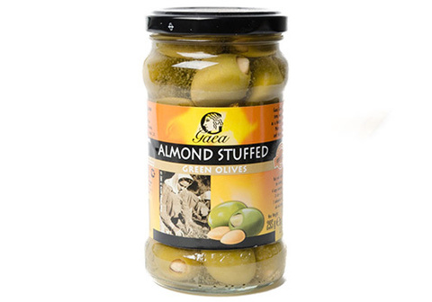 Оливки фаршированные миндалем Gaea, 295г