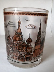 Кружка 300 мл стекло с видами Москвы