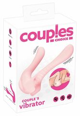 Розовый универсальный вибратор для пар Couples Vibrator - 