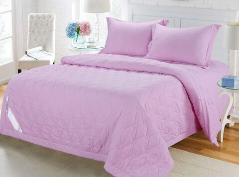 Комплект постельного белья с одеялом Камелия (розовая)