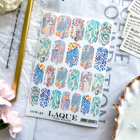 Пленки LAQUE NAIL WRAPS №43