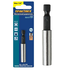 Удлинитель ПРАКТИКА магнитный держатель  60мм для бит 1/4