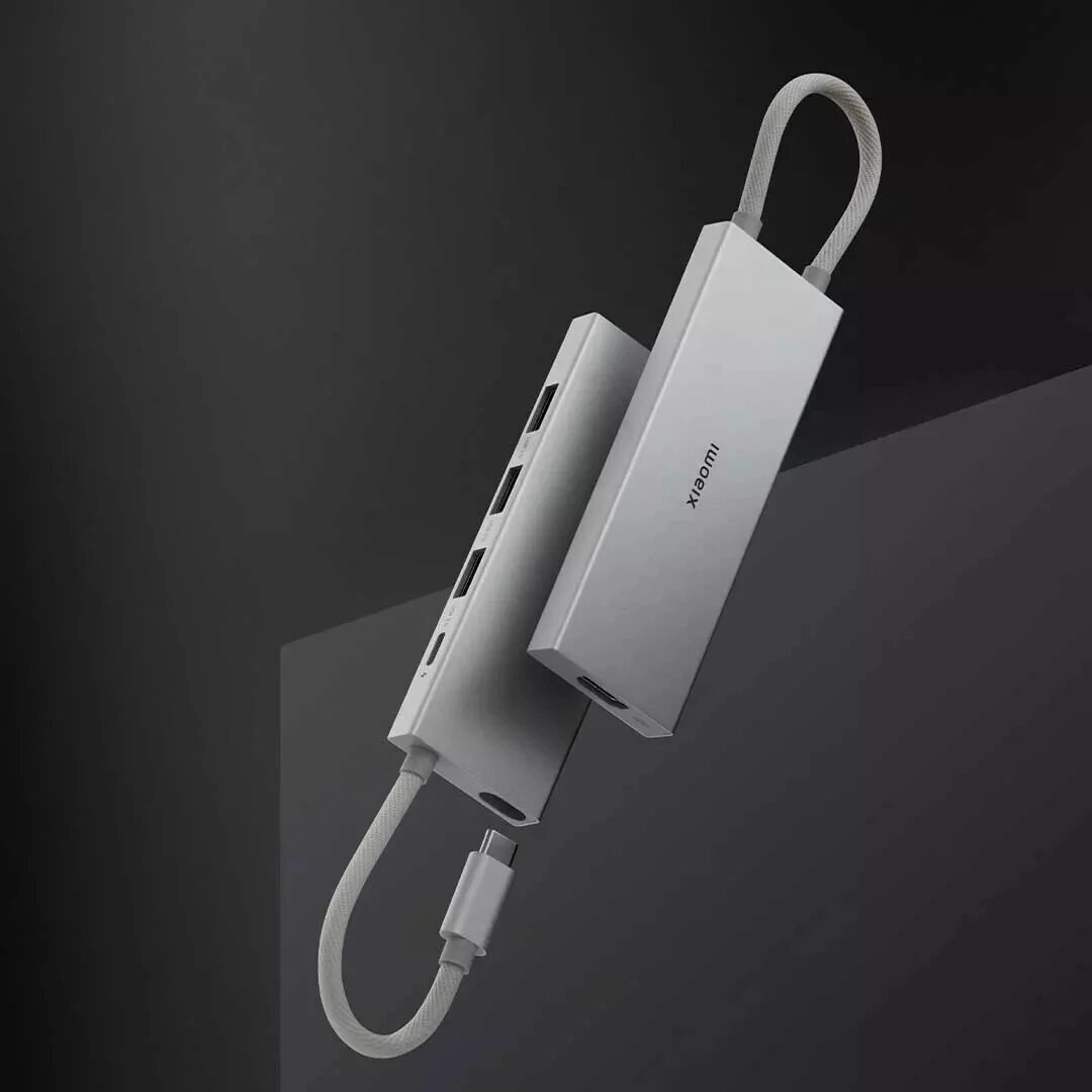 Док-станция Xiaomi 5 в 1 с USB Type-C USB3.0 HDMI 4K PD100W (XMDS05YM) -  купить по выгодной цене | Xiaomi Moscow