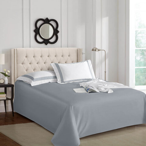 Простыня 240х260 Sharmes серый пепел