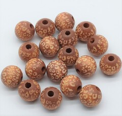 Бусины пришивные дерево, р. 15 мм