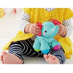 Fisher Price Веселые зверята (в ассортименте лев, зебра, слон) (CGG86)