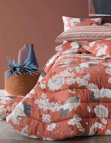 Постельное белье 2 спальное евро Svad Dondi Japan 09 terracota терракотовое