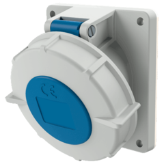 MENN Розетка панельная №1802 32А 3Р 230V IP67 Twin Contact