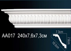 Карниз потолочный гибкий AA017