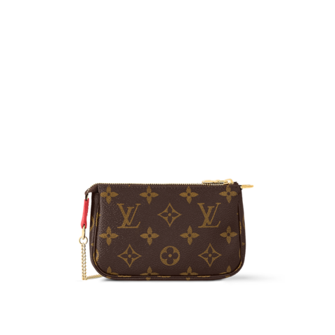 Клатч Louis Vuitton Mini Pochette Accessoires коричневый