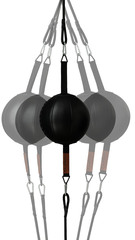 Пневмогруша скоростная под растяжки Filippov 22см/20см, черный