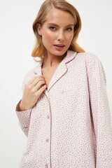 Сорочка женская с длинными рукавами ARUELLE LARA_Пудровый