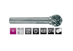 Бор-фреза твердосплавная D(KUD) 12,0x11x51x6мм HM Ruko 116044