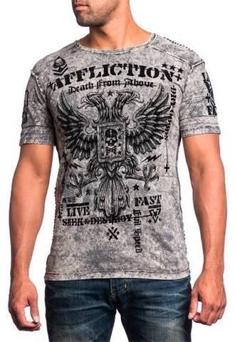 Affliction | Футболка мужская Warhawk A11650 перед