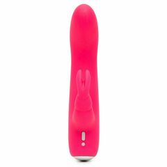 Розовый вибратор-кролик Rechargeable Mini Rabbit Vibrator - 15,2 см. - 