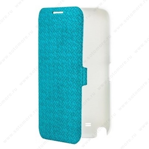 Чехол-книжка Yoobao для Samsung Galaxy Note 2 N7100 - Yoobao Fashion Leather Case (British style pattern) Blue