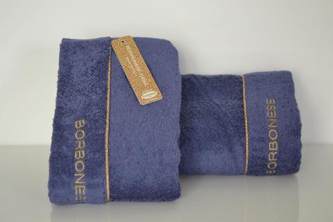 Набор полотенец 5шт Borbonese Classic Renere 571 темно-синий