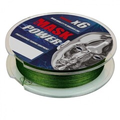 Купить шнур плетеный Akkoi Mask Pover X6 0,10мм 150м Dark Green MP6DG/150-0,10