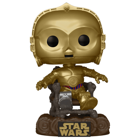 Funko POP! Bobble Star Wars Ep 6 RotJ 40th C-3PO in chair (609)