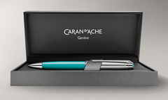 CARAN d'ACHE LEMAN BICOLOR TURQUOISE Шариковая ручка
