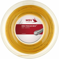 Теннисная струна MSV Focus Hex YW - 1.23 Reel (200 м), арт. 4861